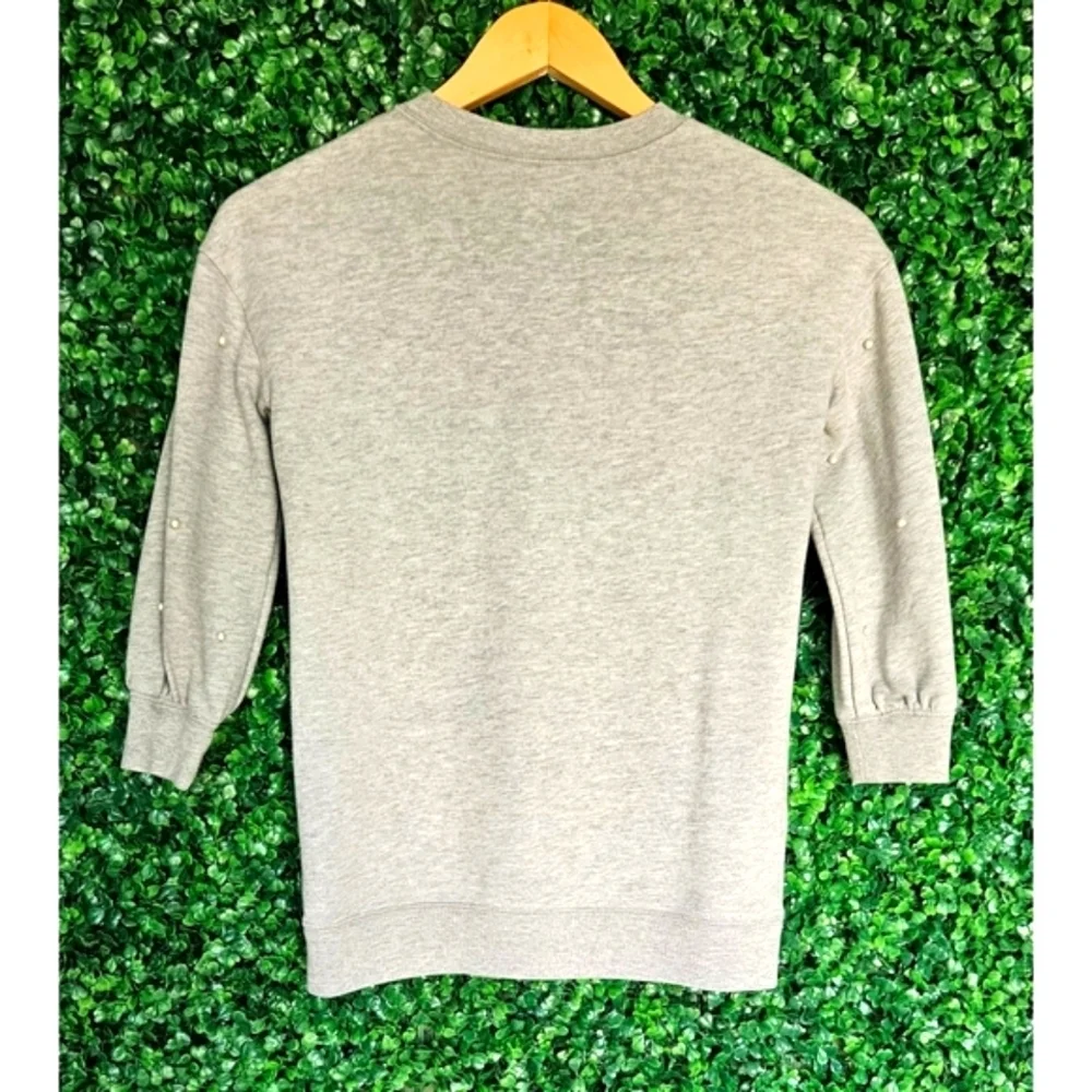 Gap Girls Pearl Embellished Sweatshirt Dress